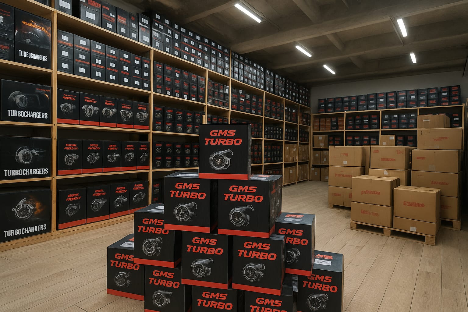 The GMS Turbo showroom floor in Tbilisi